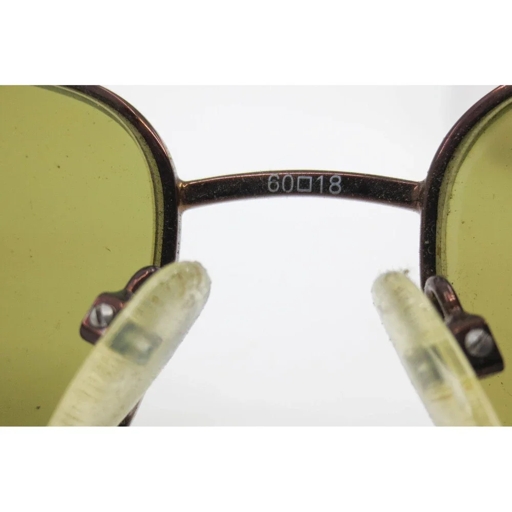 David Signature Monte 180458 Brown Aviator Sunglasses Italy 60-18-140 Tortoise